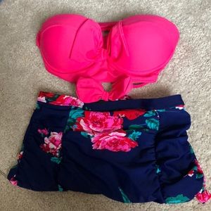 Two piece bathing suit